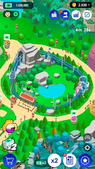 Idle Theme Park Tycoon (Айдел Тем Парк Тайкун) МОД/Взлом [Много денег, Монет и Все открыто] Screenshot 4