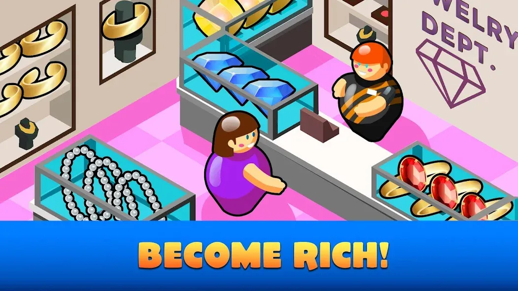 Idle Supermarket Tycoon－Shop (Айдл Супермаркет Тайкун) МОД/Взлом [Бесконечные деньги, Монеты и Мега MOD] Screenshot 4