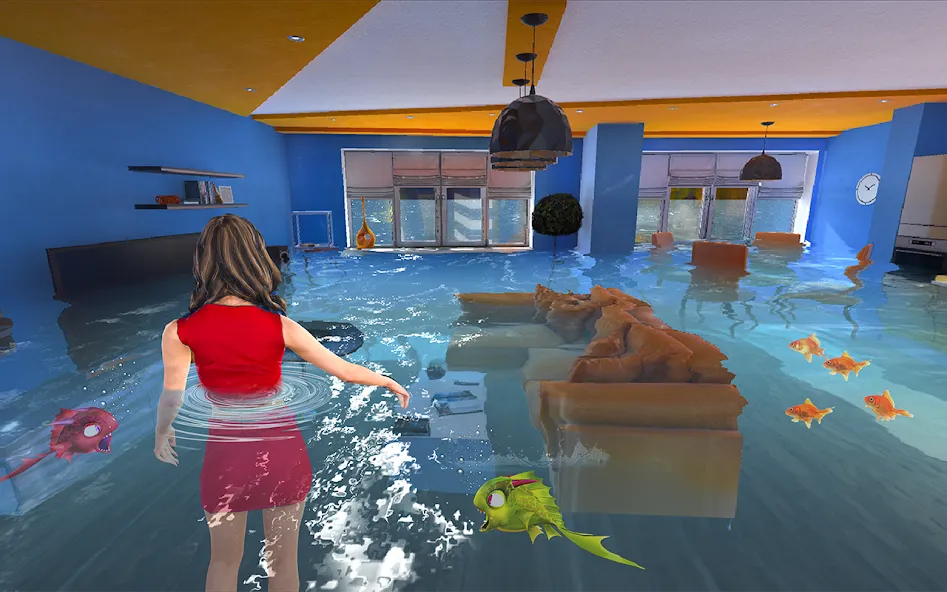 Piranha Escape Hungry Fish.io МОД/Взлом [Бесконечные деньги, Монеты и Мега MOD] Screenshot 4
