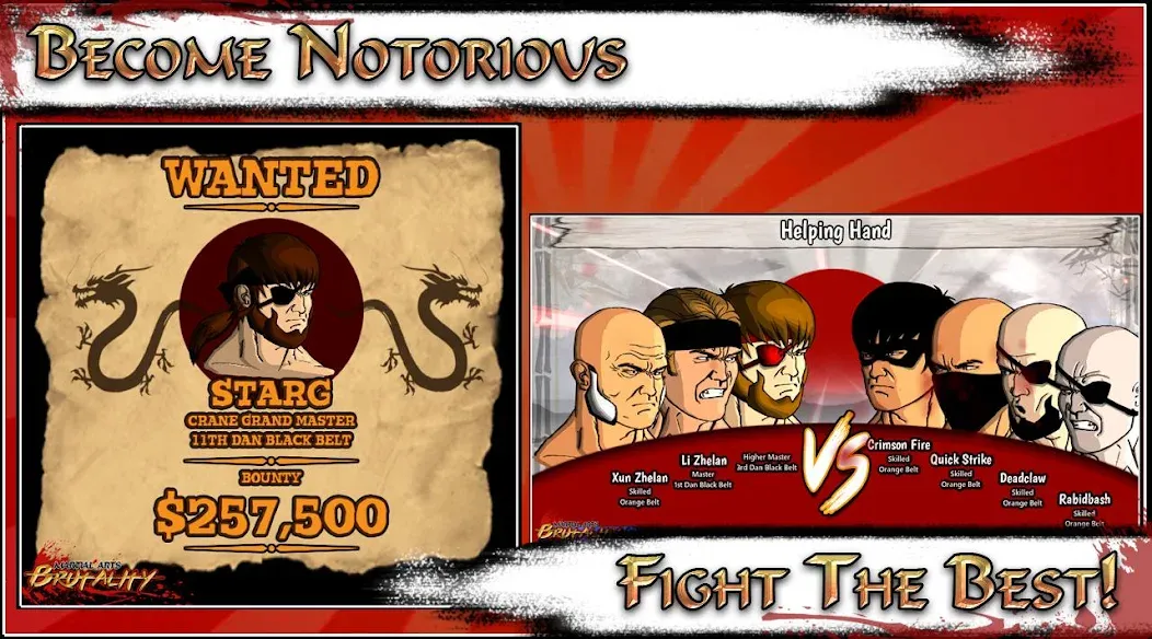 Martial Arts Brutality (МаршалАртсБруталити) МОД/Взлом [Деньги, Монеты и Меню MOD] Screenshot 5
