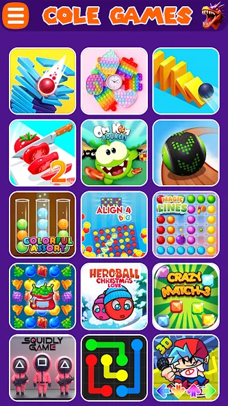 COLE Games (КОЛЕ Геймс) МОД/Взлом [Все открыто, Дополнительные деньги и Меню MOD] Screenshot 1