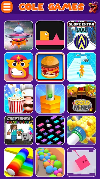 COLE Games (КОЛЕ Геймс) МОД/Взлом [Все открыто, Дополнительные деньги и Меню MOD] Screenshot 4