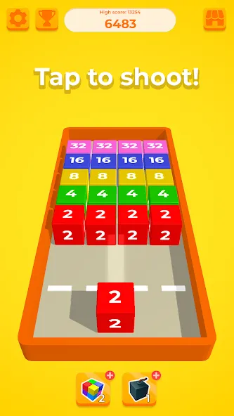 Chain Cube 2048: 3D merge game (Чейн Куб) МОД/Взлом [Бесконечные деньги, Монеты и Мега MOD] Screenshot 2