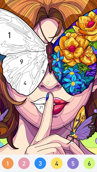 Color Now - color by number (Цолор Ноу) МОД/Взлом [Бесконечные деньги, Монеты и Мега MOD] Screenshot 1