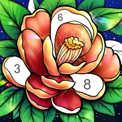 Скачать Color Now - color by number Взлом (Все картинки разблокированы и без рекламы) на андроид