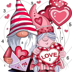 Скачать Love, Heart Coloring Book Взлом (Все открыто и без рекламы) на Андроид