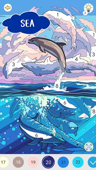 Color by Number: Coloring Book МОД/Взлом [Много монет, Открытые уровни и Мега MOD] Screenshot 3