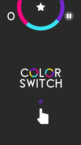 Color Switch: Endless Play Fun (Цветной переключатель) МОД/Взлом [Деньги, Монеты и Меню MOD] Screenshot 1