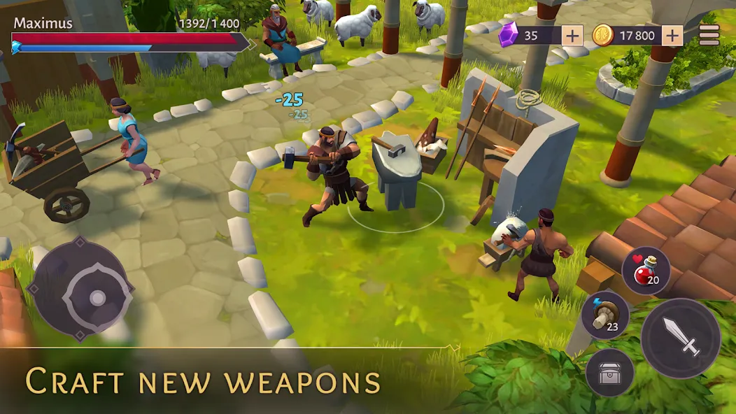 Gladiators: Survival in Rome МОД/Взлом [Бесконечные деньги, Монеты и Мега MOD] Screenshot 4