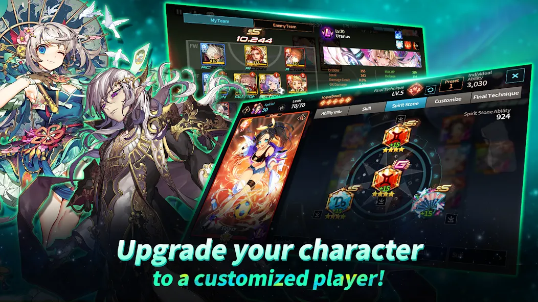 Soccer Spirits (Соккер Спиритс) МОД/Взлом [Бесконечные деньги, Монеты и Мега MOD] Screenshot 3