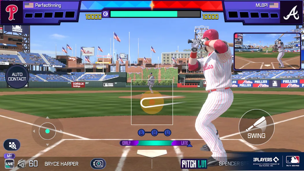 MLB Perfect Inning 24 (МЛБ Совершенная Подача 23) МОД/Взлом [Много монет, Открытые уровни и Мега MOD] Screenshot 5