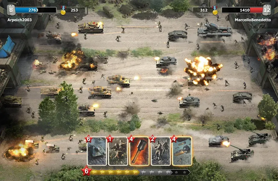 Trench Assault (ТренчАтака) МОД/Взлом [Все открыто, Дополнительные деньги и Меню MOD] Screenshot 1