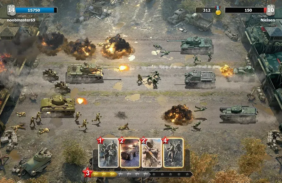 Trench Assault (ТренчАтака) МОД/Взлом [Все открыто, Дополнительные деньги и Меню MOD] Screenshot 2