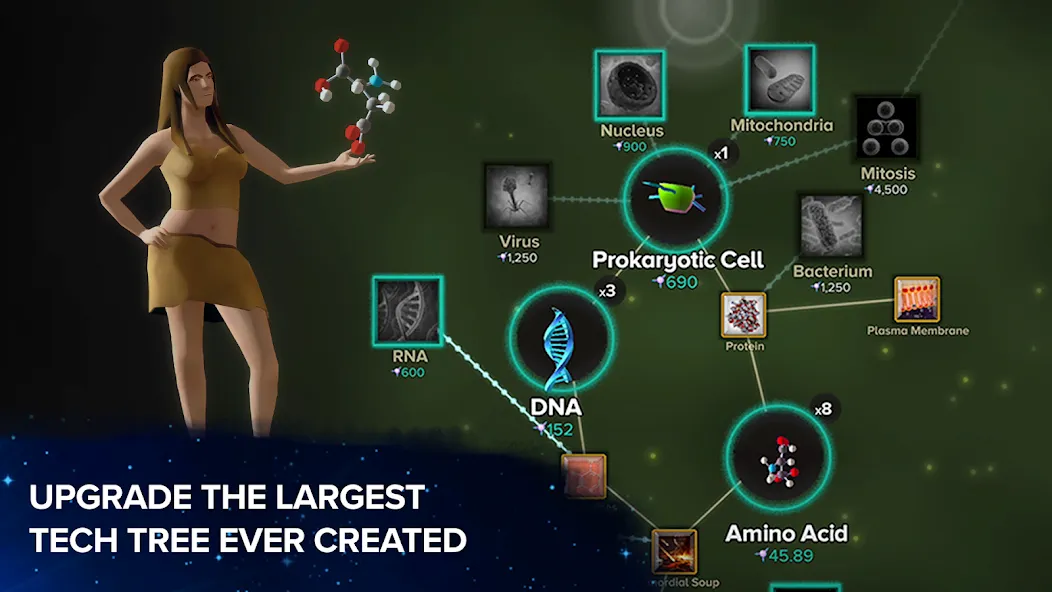 Cell to Singularity: Evolution МОД/Взлом [Меню, Бесконечные монеты и Открытые уровни] Screenshot 5
