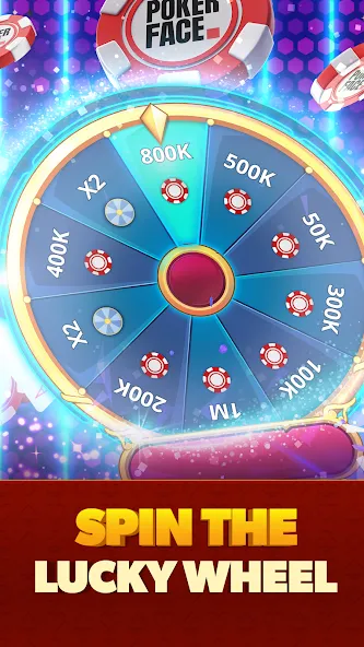 Poker Face: Texas Holdem Poker (Покер Фейс) МОД/Взлом [Много денег, Монет и Все открыто] Screenshot 3