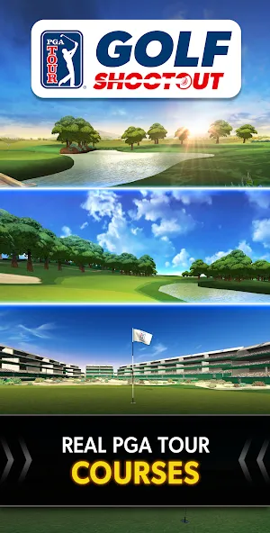 PGA TOUR Golf Shootout (ПГА ТУР Гольф Стрельба) МОД/Взлом [Много монет, Открытые уровни и Мега MOD] Screenshot 1