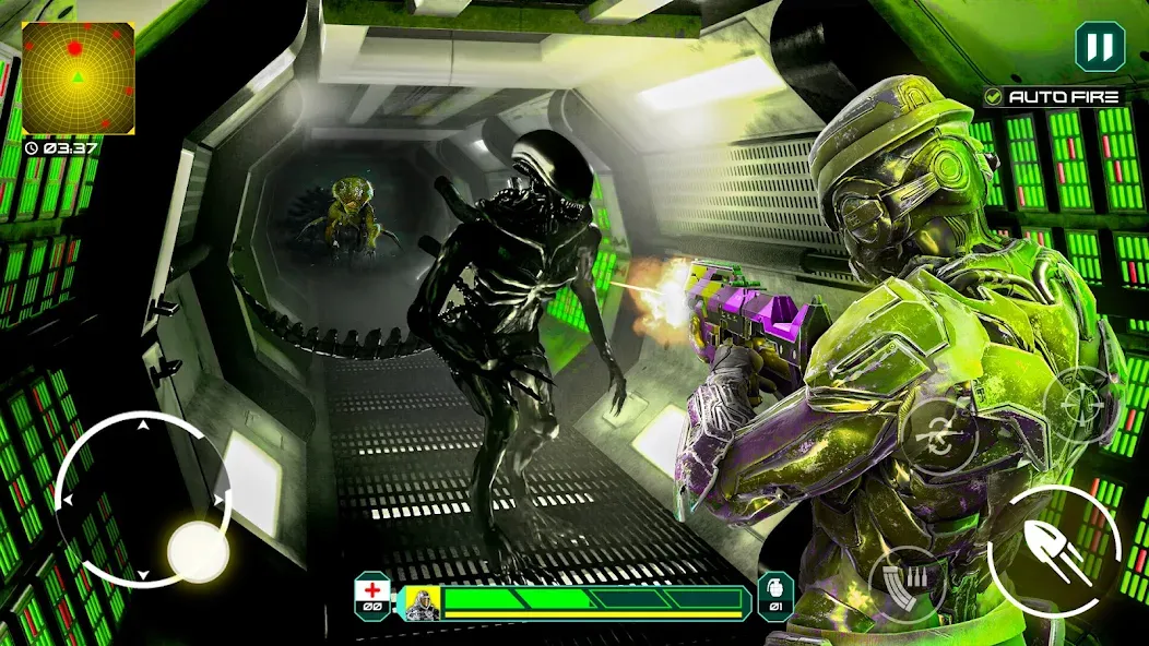 Alien - Dead Space Alien Games (сайфай) МОД/Взлом [Бесконечные деньги, Монеты и Мега MOD] Screenshot 1