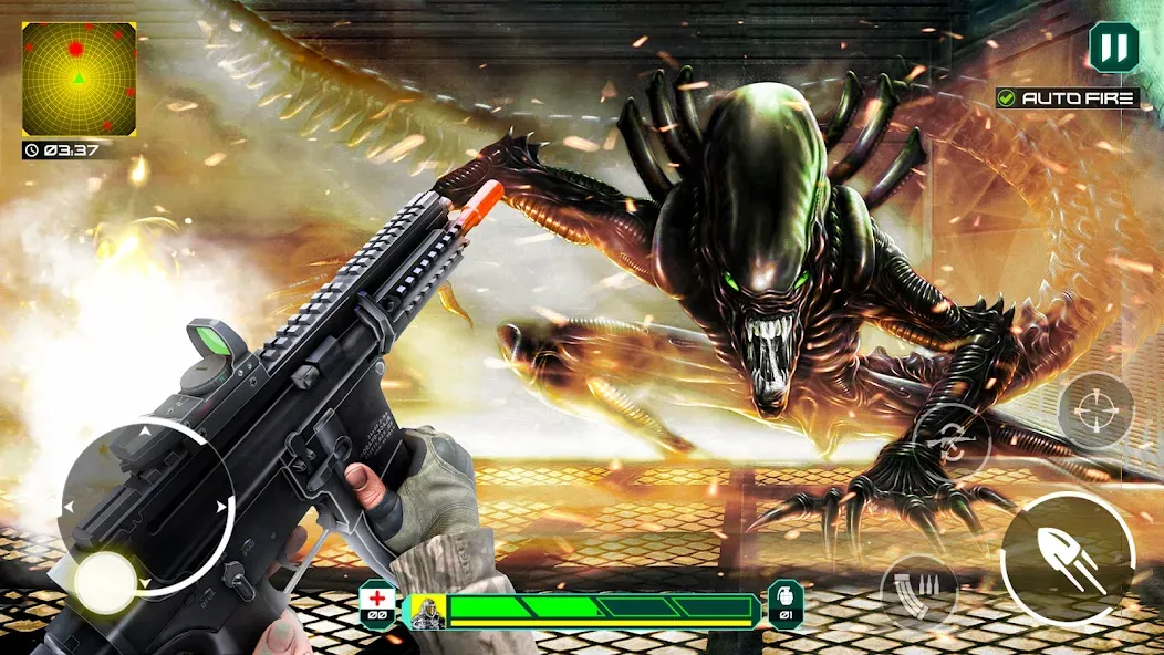 Alien - Dead Space Alien Games (сайфай) МОД/Взлом [Бесконечные деньги, Монеты и Мега MOD] Screenshot 2