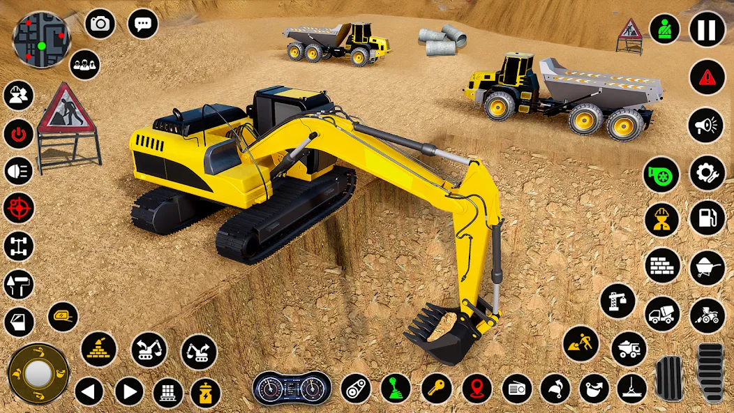 Construction Dump Truck Game (Конструкционный симулятор самосвала) МОД/Взлом [Много монет, Открытые уровни и Мега MOD] Screenshot 1