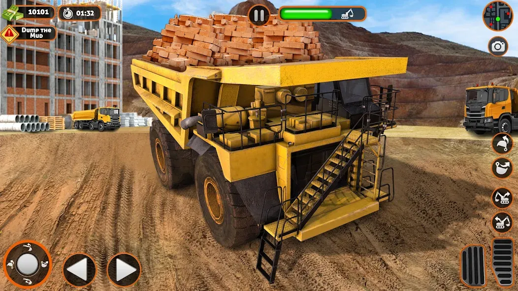 Construction Dump Truck Game (Конструкционный симулятор самосвала) МОД/Взлом [Много монет, Открытые уровни и Мега MOD] Screenshot 2