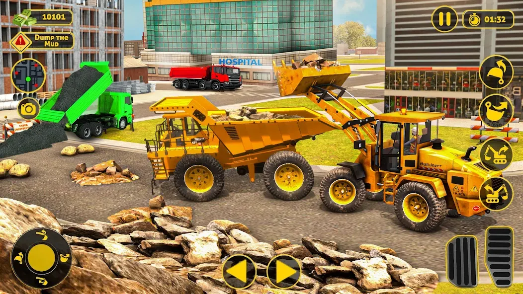 Construction Dump Truck Game (Конструкционный симулятор самосвала) МОД/Взлом [Много монет, Открытые уровни и Мега MOD] Screenshot 4