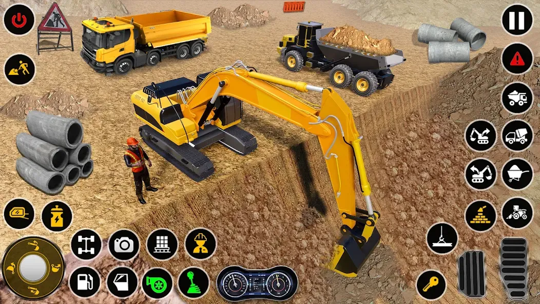Construction Dump Truck Game (Конструкционный симулятор самосвала) МОД/Взлом [Много монет, Открытые уровни и Мега MOD] Screenshot 5