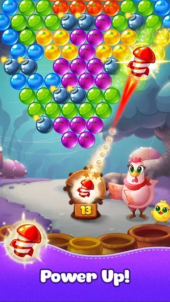Bubble CoCo : Bubble Shooter (Бабл Коко) МОД/Взлом [Бесконечные деньги, Монеты и Мега MOD] Screenshot 3