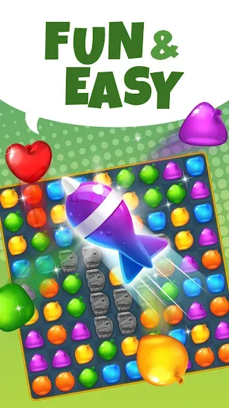 Aqua Blast: Match 3 Puzzle (Аква Бласт) МОД/Взлом [Меню, Бесконечные монеты и Открытые уровни] Screenshot 2