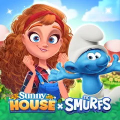 Скачать Взломанная Merge Manor x The Smurf Collab на Андроид (Много денег) бесплатно