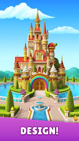 Dream Family - Match 3 Games (вит Кранч) МОД/Взлом [Меню, Бесконечные монеты и Открытые уровни] Screenshot 5