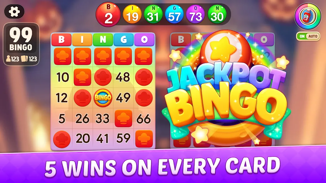Bingo Frenzy®-Live Bingo Games (Бинго Френзи) МОД/Взлом [Все открыто, Дополнительные деньги и Меню MOD] Screenshot 1