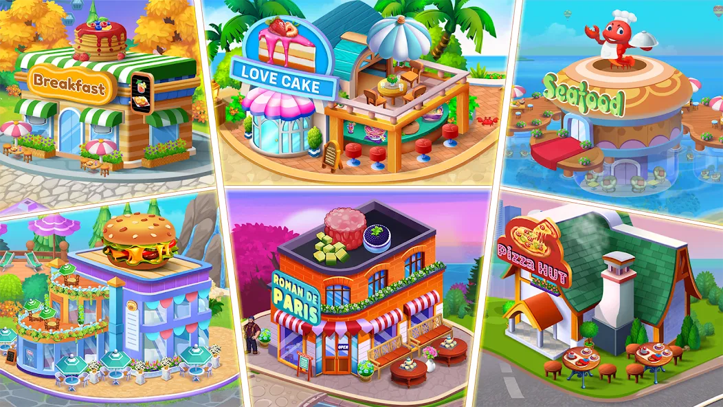 Food Voyage: Fun Cooking Games (Фуд Воядж) МОД/Взлом [Деньги, Монеты и Меню MOD] Screenshot 1