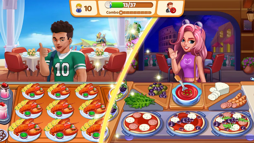 Food Voyage: Fun Cooking Games (Фуд Воядж) МОД/Взлом [Деньги, Монеты и Меню MOD] Screenshot 5