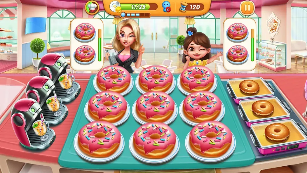 Cooking City - Cooking Games (Кукинг Сити) МОД/Взлом [Все открыто, Дополнительные деньги и Меню MOD] Screenshot 5