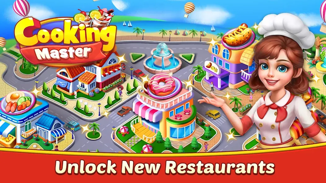 Cooking Master:Restaurant Game (Кукинг Мастер) МОД/Взлом [Деньги, Монеты и Меню MOD] Screenshot 1