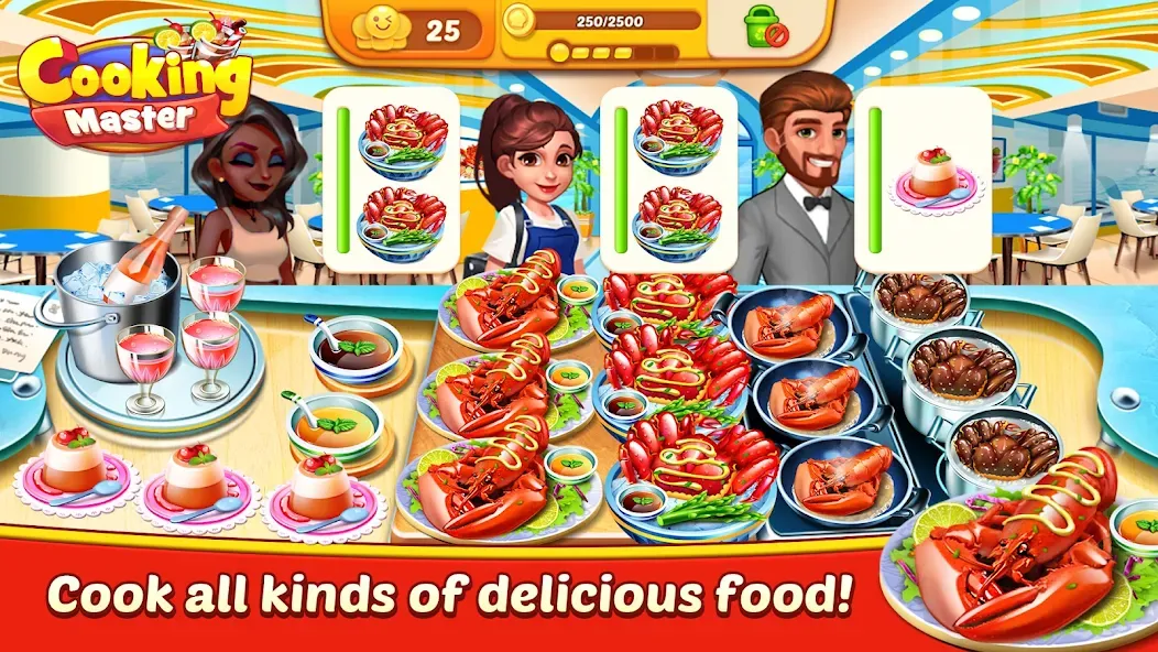 Cooking Master:Restaurant Game (Кукинг Мастер) МОД/Взлом [Деньги, Монеты и Меню MOD] Screenshot 4