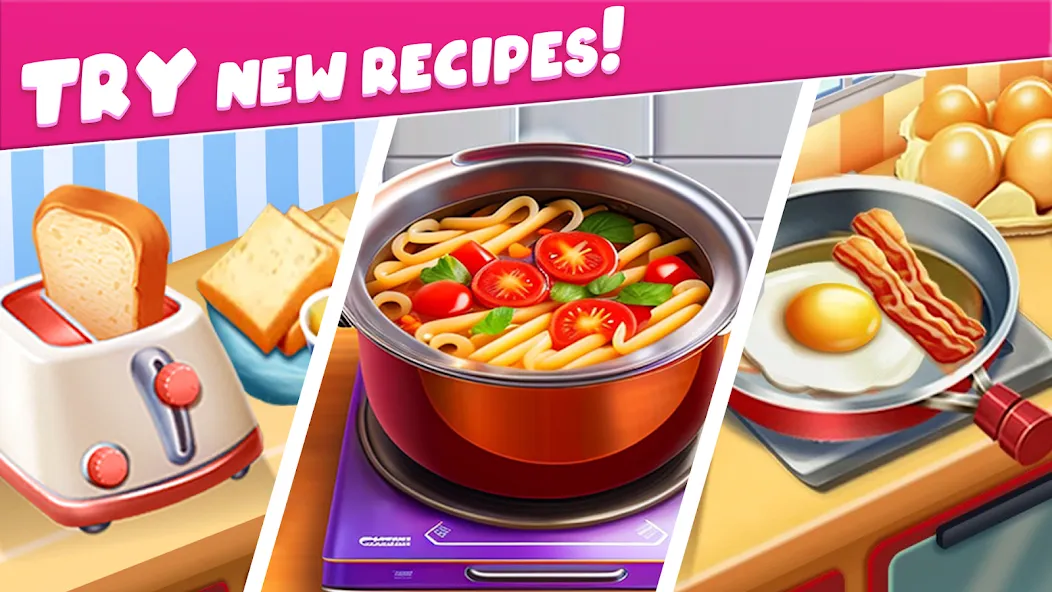 Cooking Taste Restaurant Games МОД/Взлом [Много монет, Открытые уровни и Мега MOD] Screenshot 2