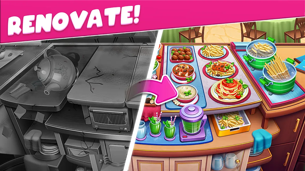 Cooking Taste Restaurant Games МОД/Взлом [Много монет, Открытые уровни и Мега MOD] Screenshot 4