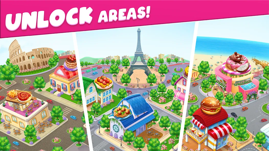 Cooking Taste Restaurant Games МОД/Взлом [Много монет, Открытые уровни и Мега MOD] Screenshot 5
