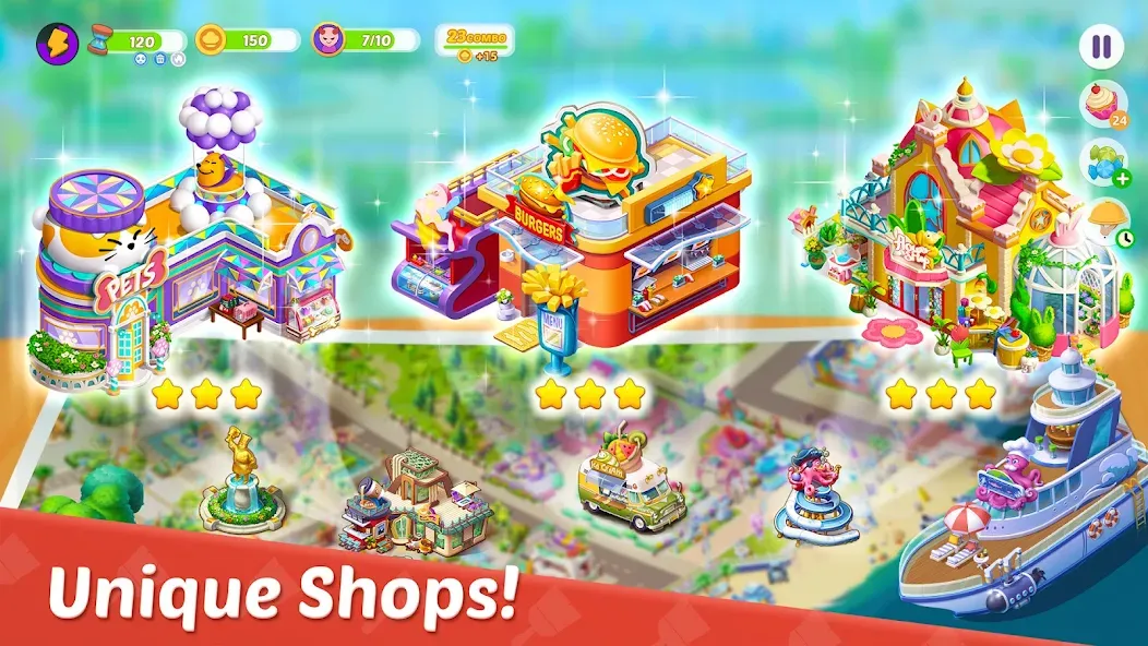 Cooking Town - Restaurant Game (Кукинг Таун) МОД/Взлом [Много монет, Открытые уровни и Мега MOD] Screenshot 5