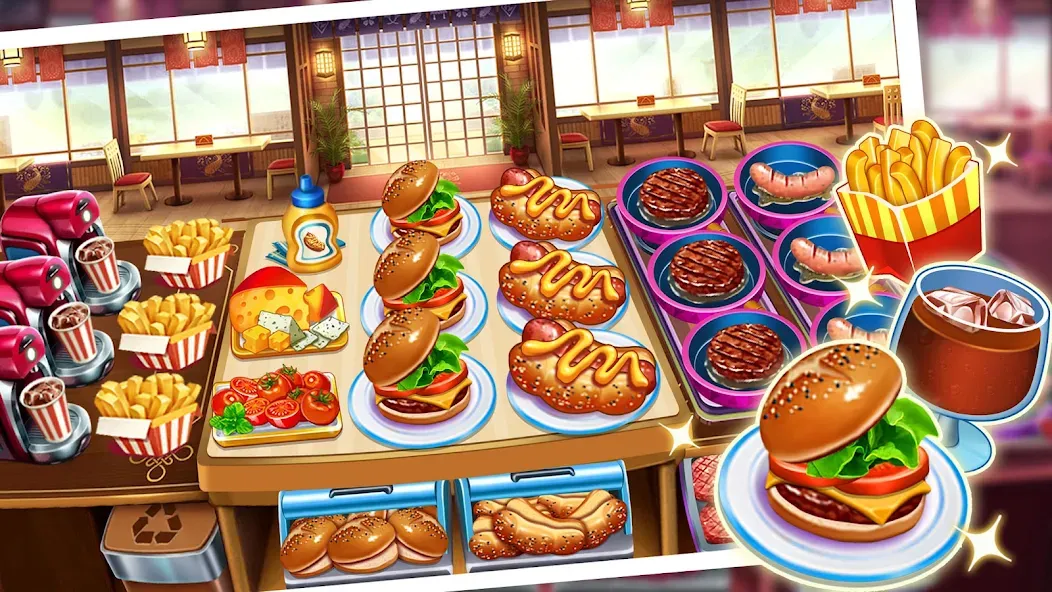 Food Game Crazy Super Chef МОД/Взлом [Бесконечные деньги, Монеты и Мега MOD] Screenshot 4