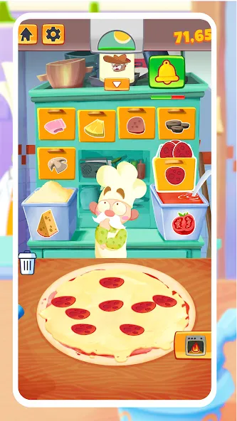 Pizza Maker - Cooking Games (Пицца Мейкер) МОД/Взлом [Много денег, Монет и Все открыто] Screenshot 2