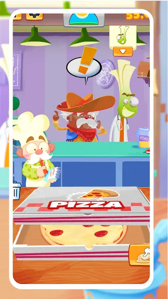 Pizza Maker - Cooking Games (Пицца Мейкер) МОД/Взлом [Много денег, Монет и Все открыто] Screenshot 3