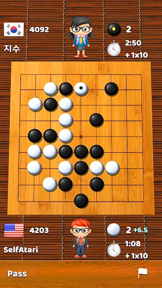 Go Game - BadukPop (Го игра) МОД/Взлом [Много монет, Открытые уровни и Мега MOD] Screenshot 5