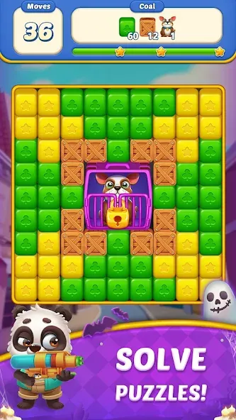 Cube Blast Journey: Toon & Toy (Кьюб Бласт Джорни) МОД/Взлом [Много монет, Открытые уровни и Мега MOD] Screenshot 4
