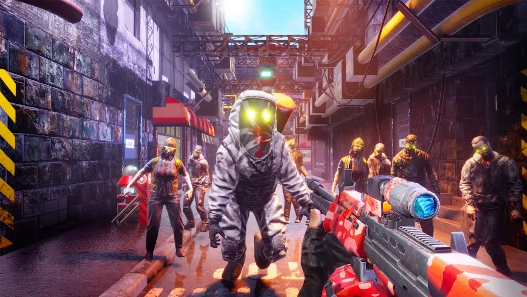Zombie Fire 3D: Offline Game (ЗОМБИ ФАЙР 3Д) МОД/Взлом [Деньги, Монеты и Меню MOD] Screenshot 3