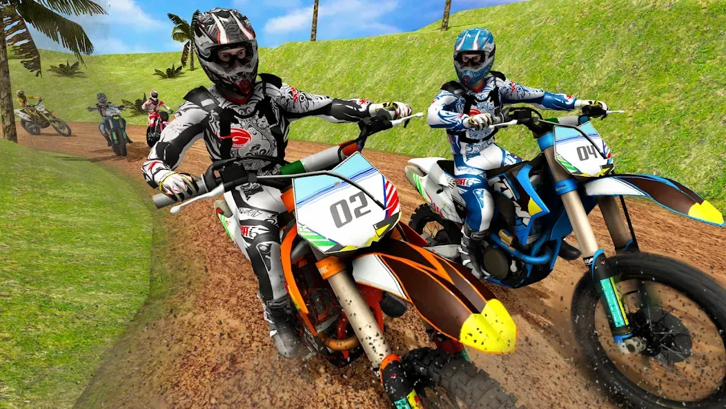Mountain Dirt Bike Champions МОД/Взлом [Много денег, Монет и Все открыто] Screenshot 2