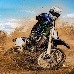 Скачать Mountain Dirt Bike Champions взлом на много денег и всё открыто на Андроид