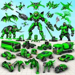 Скачать Multi Animal Robot Car Games Взлом (много денег) на андроид бесплатно