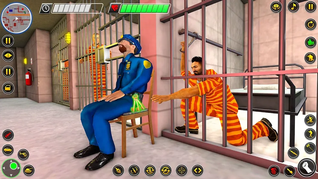 Grand Jail Prison: Escape Game (Гранд Джейл Призон) МОД/Взлом [Много денег, Монет и Все открыто] Screenshot 1